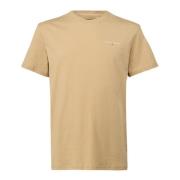 Linear Chest Slim Fit Tee Tommy Jeans , Beige , Heren