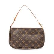 Pre-owned Canvas louis-vuitton-bags Louis Vuitton Vintage , Brown , Da...