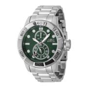 Ripsaw Heren Quartz Horloge Groene Wijzerplaat Invicta Watches , Gray ...