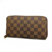 Pre-owned Fabric wallets Louis Vuitton Vintage , Brown , Dames