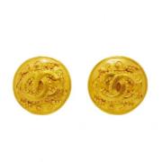 Pre-owned Metal chanel-jewelry Chanel Vintage , Yellow , Dames