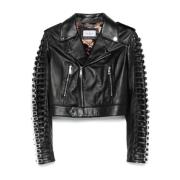 Stijlvolle jas met uniek ontwerp Philipp Plein , Black , Dames