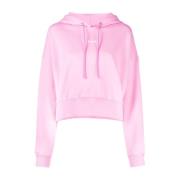 Bijgesneden sweatshirt Msgm , Pink , Dames