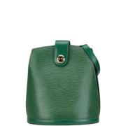 Pre-owned Leather louis-vuitton-bags Louis Vuitton Vintage , Green , D...