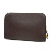 Pre-owned Fabric clutches Louis Vuitton Vintage , Brown , Dames