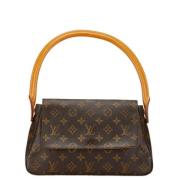 Pre-owned Leather handbags Louis Vuitton Vintage , Brown , Dames