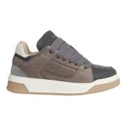 Grijze suède marshmallow sneakers Hogan , Gray , Dames