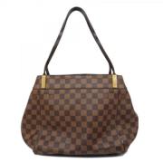 Pre-owned Fabric shoulder-bags Louis Vuitton Vintage , Brown , Dames