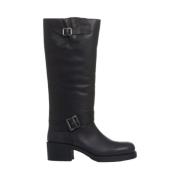 Bikerlaarzen met gespen in zwart ASH , Black , Dames