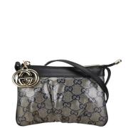 Pre-owned Leather gucci-bags Gucci Vintage , Blue , Dames