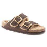 Bold Shearling Sandalen Birkenstock , Brown , Heren