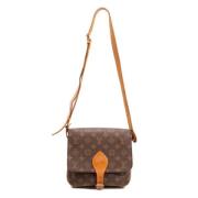 Pre-owned Canvas shoulder-bags Louis Vuitton Vintage , Brown , Dames