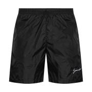 Zwarte Shorts met Geborduurd Logo Givenchy , Black , Heren