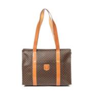 Pre-owned Canvas celine-bags Celine Vintage , Brown , Dames