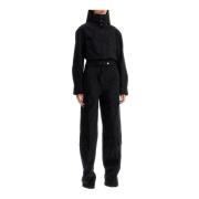 Aviator-geïnspireerde jumpsuit met acht zakken Andamane , Black , Dame...