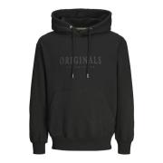 Frederiksberg Hoodie met 3D Label Print Jack & Jones , Black , Heren