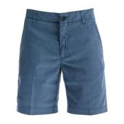 Tencel Gabardine Chino Shorts Vilebrequin , Blue , Heren