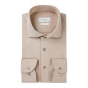 Beige Business Overhemd Profuomo , Beige , Heren