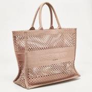 Pre-owned Canvas totes Dior Vintage , Pink , Dames