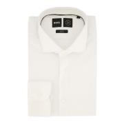 Witte Business Overhemd Hugo Boss , White , Heren