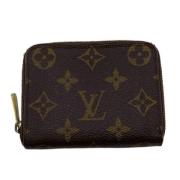 Pre-owned Leather wallets Louis Vuitton Vintage , Brown , Dames