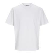 Relaxed fit korte mouw shirt Jack & Jones , White , Heren