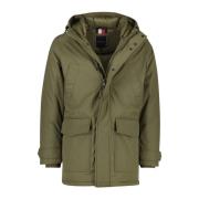 Groene Winterjas Tommy Hilfiger , Green , Heren