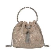 Emmer tas met strass detail Alma EN Pena , Brown , Dames