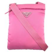 Pre-owned Canvas prada-bags Prada Vintage , Pink , Dames