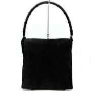 Pre-owned Suede gucci-bags Gucci Vintage , Black , Dames