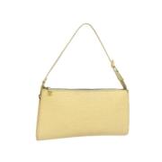 Pre-owned Leather louis-vuitton-bags Louis Vuitton Vintage , Beige , D...