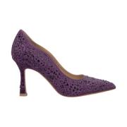 Hoge hak schoen met strass Alma EN Pena , Purple , Dames