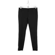 Pre-owned Wool bottoms Yves Saint Laurent Vintage , Black , Dames