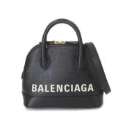 Pre-owned Leather shoulder-bags Balenciaga Vintage , Black , Dames