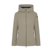 Taupe Winterstorm Hooded Jas RRD , Gray , Dames