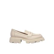 Mocassin met plat platform Alma EN Pena , White , Dames