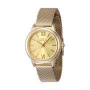 Gouden Wijzerplaat Quartz Dameshorloge Invicta Watches , Yellow , Dame...