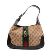 Pre-owned Canvas handbags Gucci Vintage , Brown , Dames