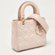 Pre-owned Leather dior-bags Dior Vintage , Pink , Dames