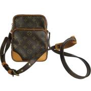 Pre-owned Canvas louis-vuitton-bags Louis Vuitton Vintage , Brown , Da...