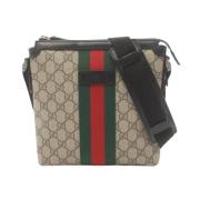 Pre-owned Canvas gucci-bags Gucci Vintage , Beige , Dames