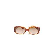 Pre-owned Glass sunglasses Louis Vuitton Vintage , Brown , Dames