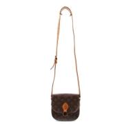 Pre-owned Canvas louis-vuitton-bags Louis Vuitton Vintage , Brown , Da...