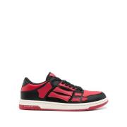 Rode Sneakers met Skel Top Amiri , Red , Heren