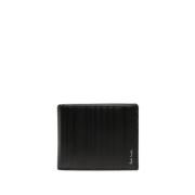 Compacte Zwarte Herenportemonnee PS By Paul Smith , Black , Heren