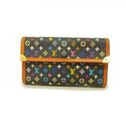 Pre-owned Leather wallets Louis Vuitton Vintage , Multicolor , Dames