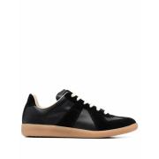 Zwarte Replica Lage Sneakers Maison Margiela , Black , Dames