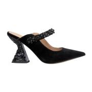 Schoenen met hakken en trechter Alma EN Pena , Black , Dames