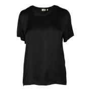 Elegante Viscose Rayon Blouse Think! , Black , Dames