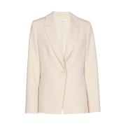 Ecru Blazer voor veelzijdige elegantie Marie Méro , Beige , Dames